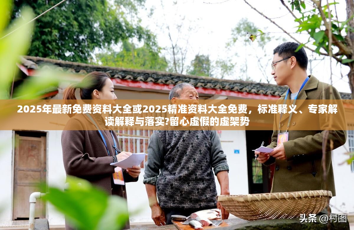 2025年最新免费资料大全或2025精准资料大全免费，标准释义、专家解读解释与落实?留心虚假的虚架势